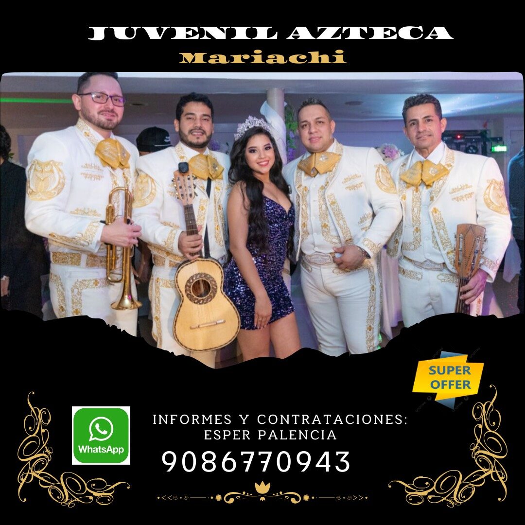 Post de Instagram Promoción Mariachi con Foto Negro